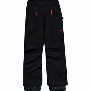 O'Neill PB ANVIL PANTS Chlapecké lyžařské/snowboardové kalhoty, Černá,Červená, velikost 152