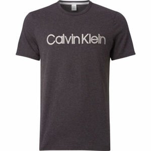 Calvin Klein S/S CREW NECK Pánské tričko, tmavě šedá, velikost S