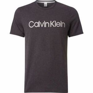 Calvin Klein S/S CREW NECK Pánské tričko, Tmavě šedá, velikost L