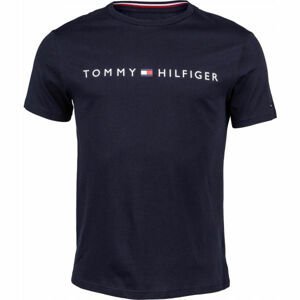 Tommy Hilfiger CN SS TEE LOGO Pánské tričko, černá, velikost