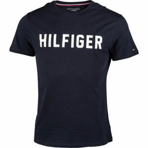 Tommy Hilfiger CN SS TEE HILFIGER Pánské tričko, tmavě modrá, velikost M