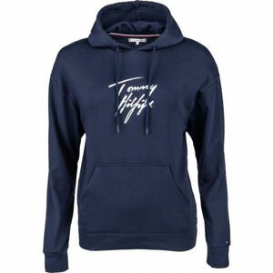 Tommy Hilfiger HOODIE LWK Tmavě modrá XS - Dámská mikina