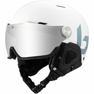 Bolle MIGHT VISOR (52 - 55) CM Lyžařská helma se štítem, bílá, velikost