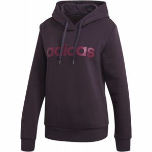 adidas E LIN OHHD FL Dámská mikina, Vínová,Růžová, velikost L