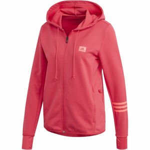 adidas DESIGNED TO MOVE FULL-ZIP HOODIE Dámská mikina, růžová, velikost