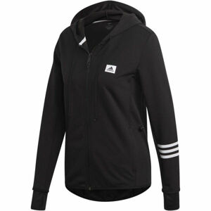 adidas DESIGNED TO MOVE MOTION FULLZIP HOODIE Dámská mikina, černá, velikost XS