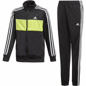 adidas YB TS TIBERIO Chlapecká sportovní souprava, černá, velikost 128