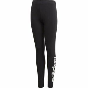 adidas YG E LIN TGHT LEGGINGS Dívčí legíny, černá, veľkosť 116