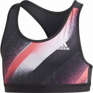 adidas YG UNLEASH CONFIDENCE BRA TOP Dívčí podprsenka, černá, velikost 152