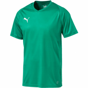 Puma LIGA JERSEY CORE Pánské sportovní triko, zelená, velikost S
