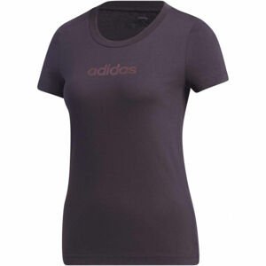 adidas WOMENS ESSENTIALS BRANDED TEE Dámské triko, fialová, velikost L