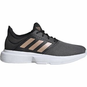 adidas GAMECOURT W Dámská tenisová obuv, černá, veľkosť 36 2/3