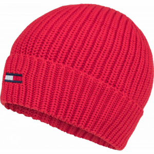 Tommy Hilfiger TJM BASIC FLAG RIB BEANIE  UNI - Pánská zimní čepice