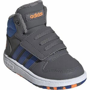 adidas HOOPS MID 2.0 I Dětské volnočasové tenisky, šedá, velikost 26