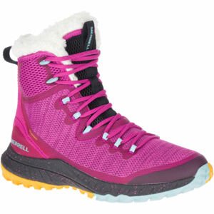 Merrell BRAVADA KNIT PLR WP Dámské zimní boty, růžová, velikost 38