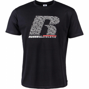 Russell Athletic S/S CREWNECK TEE SHIRT Pánské tričko, Černá,Bílá,Červená, velikost
