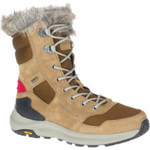 Merrell ONTARIO TALL PLR WP Dámské zimní boty, hnědá, veľkosť 40.5