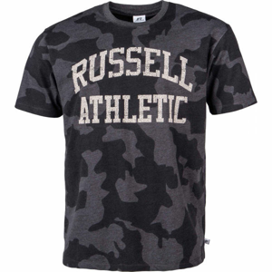 Russell Athletic S/S CREWNECK TEE SHIRT šedá XXL - Pánské tričko