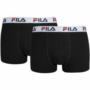 Fila MAN BOXERS 2 PACK Pánské boxerky, černá, velikost M