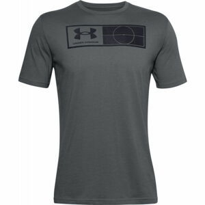 Under Armour TAG TEE Pánské triko, Šedá,Černá, velikost