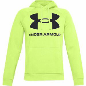 Under Armour RIVAL FLEECE BIG LOGO HD žlutá XL - Pánská mikina