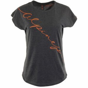 ALPINE PRO SENTA Dámské tričko, Černá,Oranžová, velikost