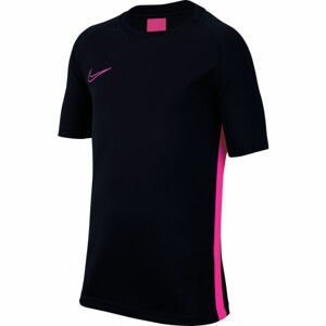 Nike DRY ACDMY TOP SS B Chlapecké fotbalové tričko, černá, veľkosť S
