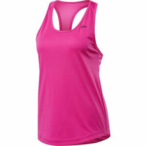 Reebok US PERFORM MESH TANK Růžová XS - Dámské tílko