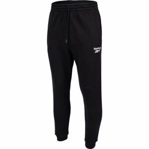 Reebok JOGGERS M Pánské sportovní tepláky, Černá,Bílá, velikost