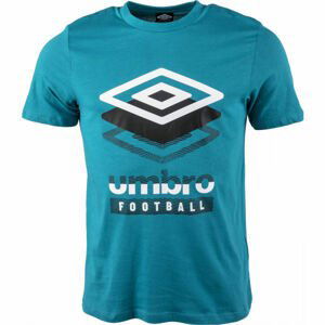 Umbro FW TRIO STACK GRAPHIC TEE Pánské triko, tyrkysová, velikost XXL