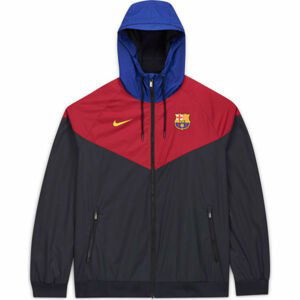 Nike FC BARCELONA SPORTSWEAR WINDRUNNER Pánská bunda, černá, velikost