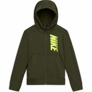 Nike DRY FLEECE Chlapecká mikina, khaki, veľkosť S