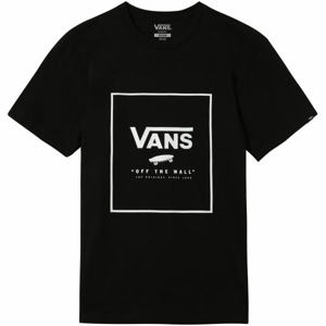 Vans MN PRINT BOX Pánské tričko, Černá,Bílá, velikost