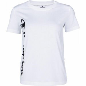 Champion CREWNECK T-SHIRT Dámské tričko, Bílá,Černá, velikost