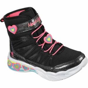 Skechers SWEETHEART LIGHTS  34 - Dětské zimní boty