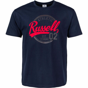 Russell Athletic S/S CREWNECK TEE SHIRT modrá XL - Pánské tričko