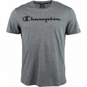 Champion CREWNECK T-SHIRT Pánské tričko, Tmavě šedá,Černá, velikost XL