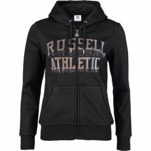 Russell Athletic ZIP THROUGH HOODY Černá M - Dámská mikina