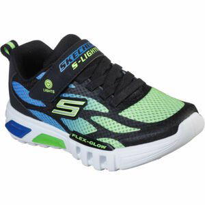 Skechers FLEX-GLOW DEZLOM Dětská volnočasová obuv, černá, velikost 34