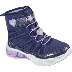 Skechers SWEETHEART LIGHTS  32 - Dětské zimní boty