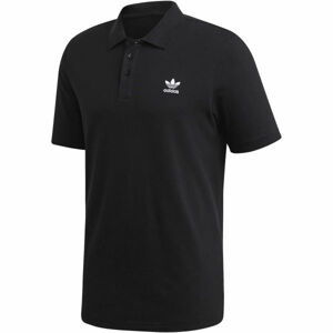 adidas ESSENTIAL POLO Pánské polo triko, černá, velikost M