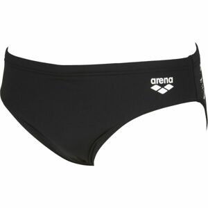 Arena EVERYDAY BRIEF Pánské slipové plavky, Černá,Bílá, velikost 5