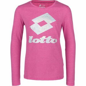 Lotto SMART LONG SLEEVE TEE Dívčí tričko, růžová, veľkosť L