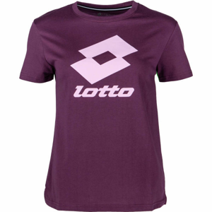 Lotto SMART W II TEE JS Dámské tričko, Vínová,Růžová, velikost