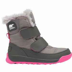 Sorel CHILDRENS WHITNEY II STR šedá 12 - Dětská unisex zimní obuv