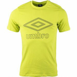 Umbro FW CLASSICO GRAPHIC TEE Pánské triko, žlutá, velikost XXL