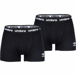 Umbro BOXER SHORT - 2 PACK černá M - Pánské boxerky