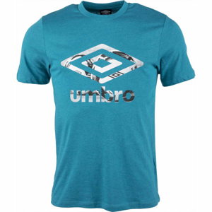 Umbro FW PHOTO GRAPHIC TEE modrá L - Pánské triko