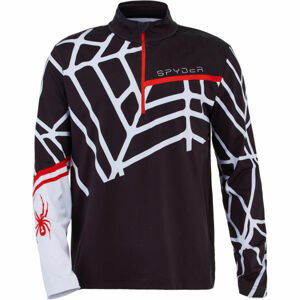 Spyder VITAL ZIP T-NECK šedá XL - Pánská lyžařská mikina