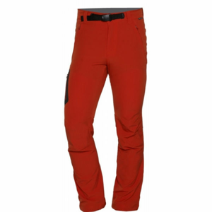 Northfinder SOLER Pánské trekingové kalhoty, Červená,Černá, velikost